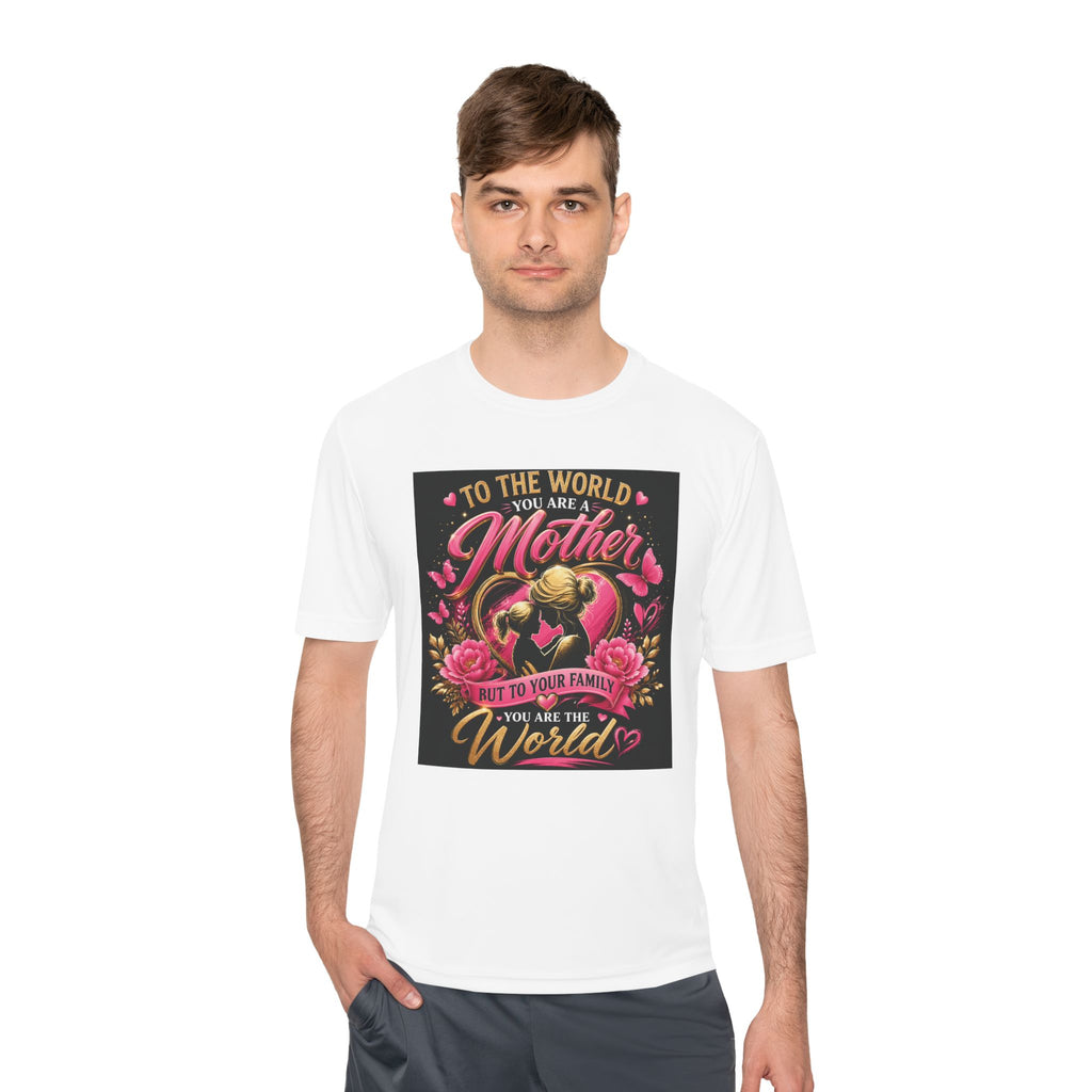 Mother Heart Illustration T-Shirt | To the World You Are a Mother Typography